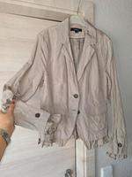 Blazer elegant gecrashed schimmernder Stoff beige Comma Gr. 40 Wiesbaden - Mainz-Kastel Vorschau