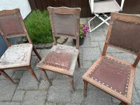 Antik Esszimmerstühle Jugendstil "Pyrt-Linoleum-Stulh" Nordrhein-Westfalen - Moers Vorschau