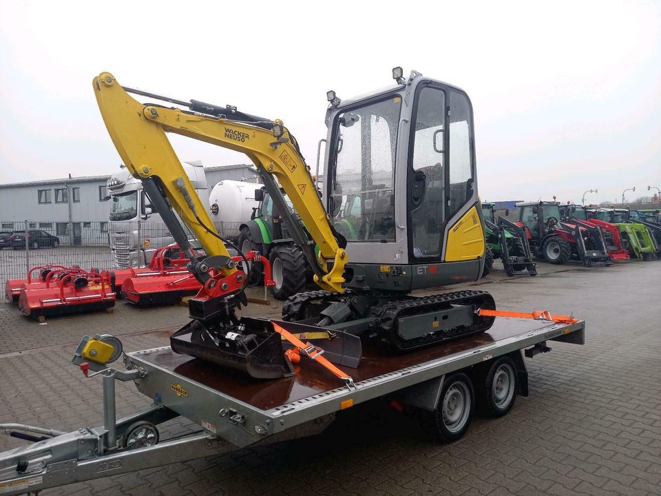 Kubota KX019-4. MS01 Minibagger Mieten Bagger 1,9 T in Geesthacht