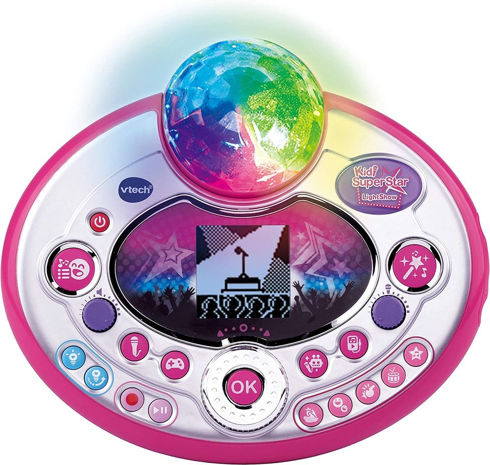 VTech – Kidi SuperStar LightShow Rose, Micro Kar…