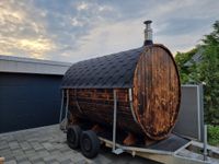 Mobile Fass-Sauna Holzofen 4-6 Personen Nordrhein-Westfalen - Bad Salzuflen Vorschau