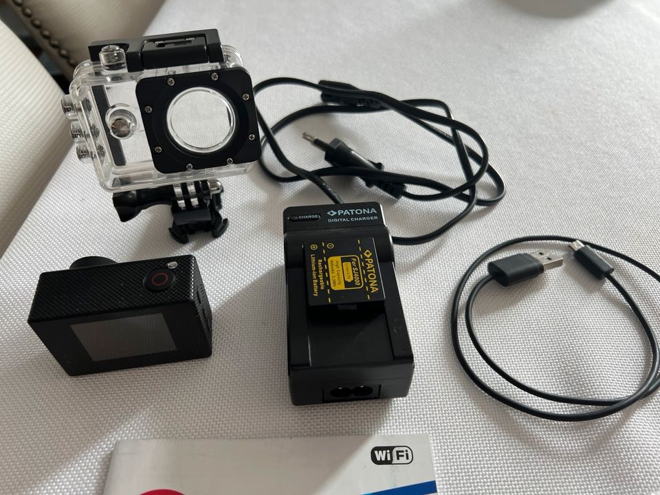 Action Cam GoPro SJ5000+ WIFI Zubehör Dashcam in Allershausen