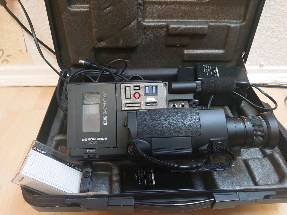 Nordmende CV155 Videokamera VHS Voll funktionsfähig Rarität Antik in Reinbek