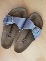Birkenstock, Madrid schmale Weite, Gr. 39, lila glitzer München - Laim Vorschau
