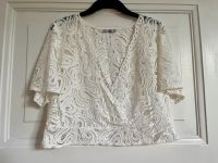 Kurzes spitzen Oberteil Bluse Gr L ZARA weiß beige Rheinland-Pfalz - Mainz Vorschau