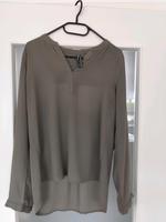 Bluse fließend Khaki Gr. 36 Shirt Oberteil Bayern - Weidhausen Vorschau