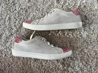 Dianetti Sneaker im Used-Look mit Glitzer in rosa Bayern - Heroldsbach Vorschau