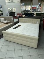 Boxspringbett Schlafzimmerbett ANKER 180x200cm Kunstleder Creme Nordrhein-Westfalen - Lage Vorschau