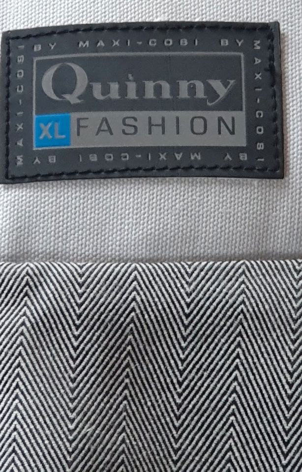 Quinny fashion XL, Abdeckung schwarz-weiß für Kinderwagenaufsatz in Schieder-Schwalenberg