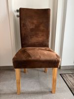 Esszimmerstühle, Stühle, 6 Stück, Velours/Eiche Niedersachsen - Garrel Vorschau