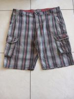 Kurze Hose, Multi Pocket, Bermuda, Herren, Gr. XXL, grau rot kari Hessen - Malsfeld Vorschau