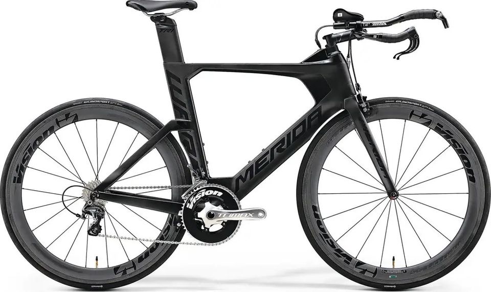 MERIDA WARP TRI 5000 - Triathlon Bike - Carbon - schwarz- Größe M in Mönchengladbach