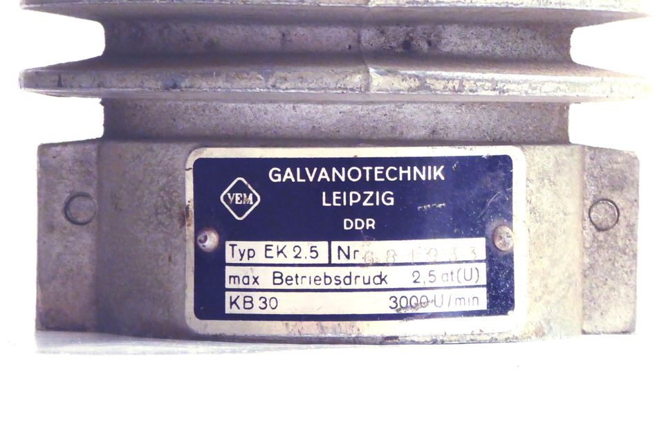 DDR Kompressor Zusatz EK 2,5 Schleifbock ES 160 Doppelschleifer in Berlin