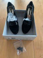 Plateau Pumps 37 schwarz Absatz 9 cm Lack-Kunstleder incl. Vers. Bayern - Dinkelsbuehl Vorschau