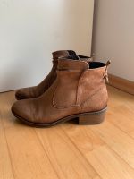 Stiefelletten Boots Tamaris Größe 37 braun Leder Cowboy Nordrhein-Westfalen - Reichshof Vorschau