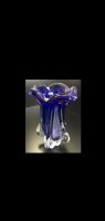 Bleikristall Vase blau Handarbeit geschliffen Kristall Glas Antik Baden-Württemberg - Malsch Vorschau