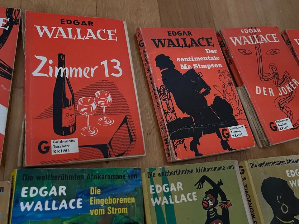 15 Krimis Edgar Wallace u.a. in Waldenbuch