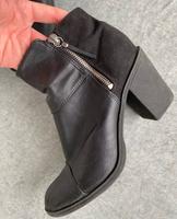 Biker Boots halbhohe Stiefeletten schwarz Leder Bayern - Marktheidenfeld Vorschau