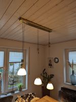 WoFi Messing Lampe 3 Lampenschirme höhenverstellbar dimmbar Nordrhein-Westfalen - Altenberge Vorschau