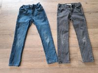 2 Skinny Jeans Gr 128 blau strukturiert + grau Rheinland-Pfalz - Tawern Vorschau
