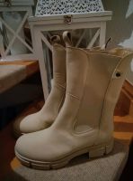 JF Damen Stiefel Creme Gr.38 Niedersachsen - Scheeßel Vorschau