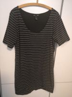 Mini Kleid Oberteil Damen gestreift schwarz H&M xl Sachsen - Annaberg-Buchholz Vorschau