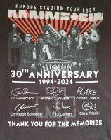 T- Shirt RAMMSTEIN 30 Jahre Jubiläum Sachsen - Zwickau Vorschau