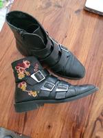 Damen Stiefeletten gr. 37, Leder,  zara München - Sendling Vorschau