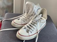 Converse Chuck Taylor All Star weißes Leder Frankfurt am Main - Westend Vorschau