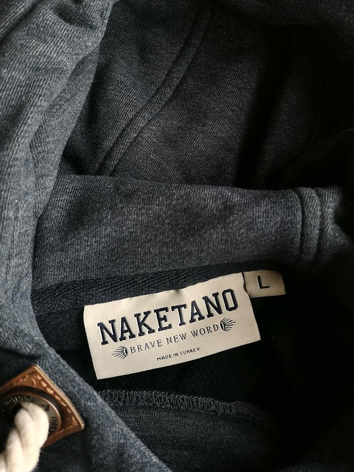 Naketano Hoodie Damen Gr. L, neuwertig blaugrau in Krefeld