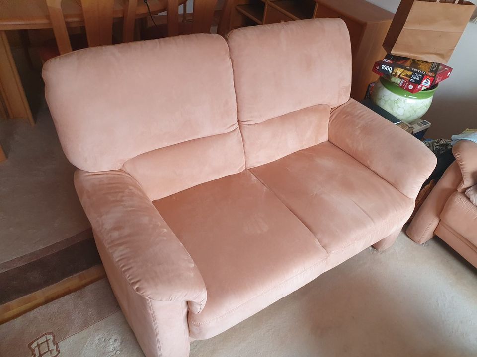 Couch, Sofa, Polstergarnitur. 3 Sitzer, Sessel, Hocker in Landau in der Pfalz