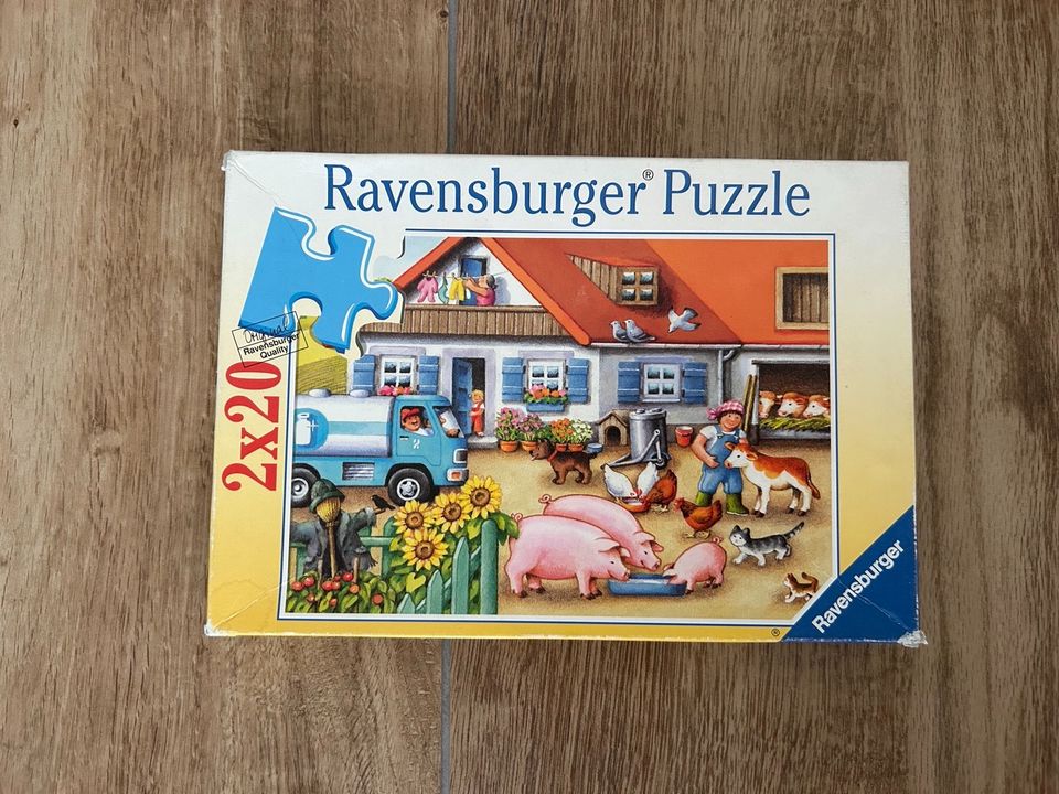 Ravensburger Puzzle 2x20 Bauernhof in Rimbach