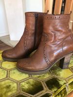 Stiefeletten, braun, Plateau, Glattleder Schleswig-Holstein - Barsbüttel Vorschau