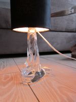 Tischlampe 60er Jahre - Kristallglas Lampe Baden-Württemberg - Meckenbeuren Vorschau