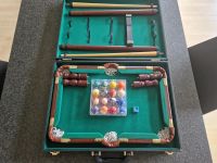 Hochwertiges Tisch Pool Billard mit Koffer * Top * Holz € Bayern - Hemhofen Vorschau