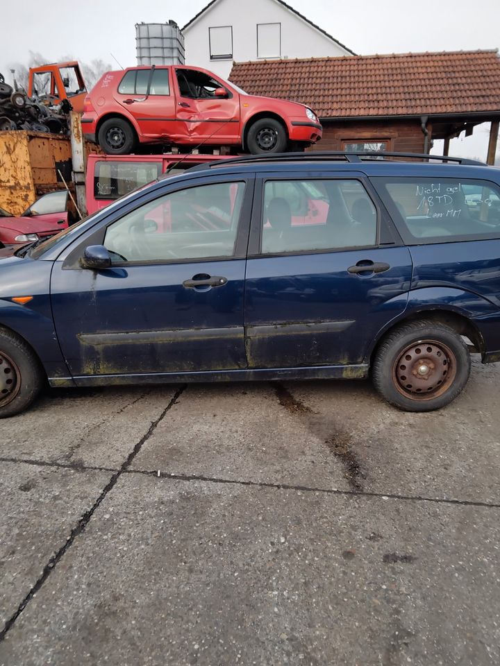 Schlachtfest Ersatzteile Ford Focus Kombi blau 2002 1,8 Liter in Schwabmünchen