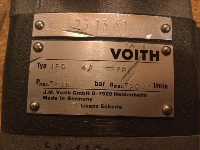 NEUE Voith Hydraulikpumpe Innenzahnradpumpe IPC 4/-25 in Sonneberg