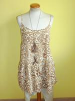 Kleid benetton Tunika beige braun Aztekenmuster Gr M wie neu Bayern - Landshut Vorschau