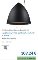 Beleuchtung Nordlux Mystic 33 Pendelleuchte Schwarz Rheinland-Pfalz - Mainz Vorschau