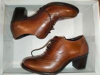 5th Avenue braune Lederschuhe mit Absatz Gr. 37 Nordrhein-Westfalen - Höxter Vorschau