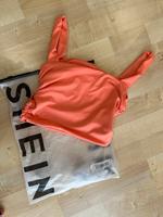 Basic top korall koralle lachs orange apricot bauchfrei crop XS Bayern - Asbach-Bäumenheim Vorschau