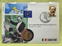 2 Euro Numisbrief Italien 2013 200. Geburtstag von Giuseppe Verdi Hessen - Limeshain Vorschau