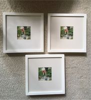 3 Holz Bilder Rahmen kein IKEA 9 x 9 bzw. 23 x 23 cm cotton white Nordrhein-Westfalen - Kaarst Vorschau