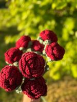 Handgemachte Häkelrose – Deko-Blume in Vase Niedersachsen - Clausthal-Zellerfeld Vorschau