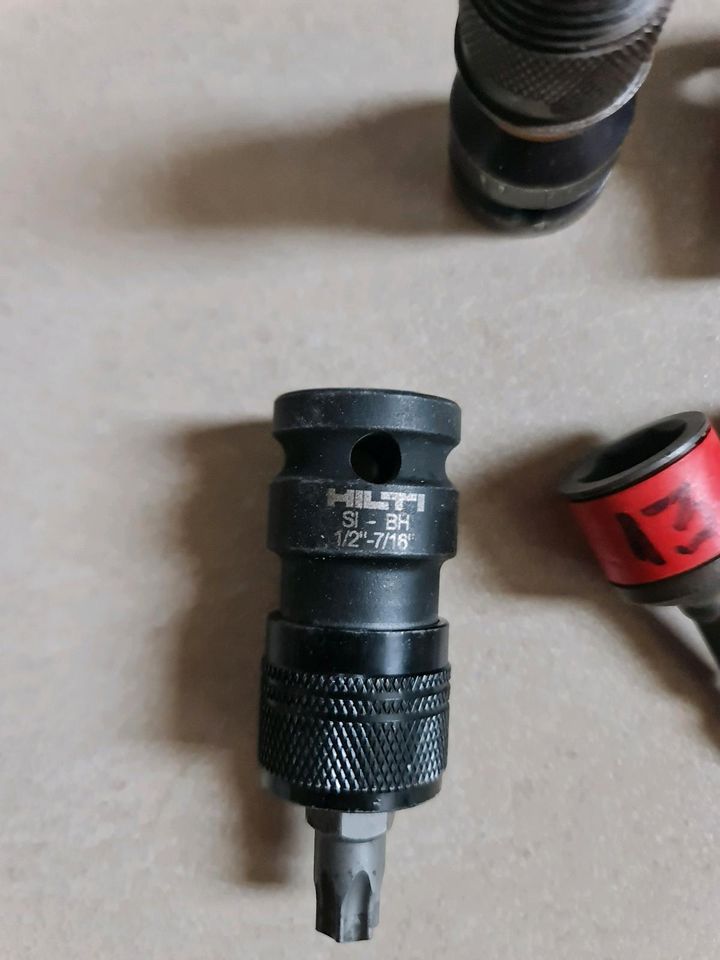 Hilti Bit Adapter SI BH 7/16 1/4 NS Steckschlüsseleinsatz in Bretzfeld