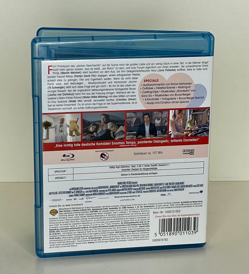 Blu-ray Disc Männerherzen mit u.a. Til Schweiger, Nadja Uhl …. in Schweitenkirchen