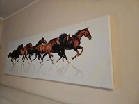 Leinwand-Bild "galoppierende Pferdeherde" 120 x 40 cm Nordrhein-Westfalen - Merzenich Vorschau