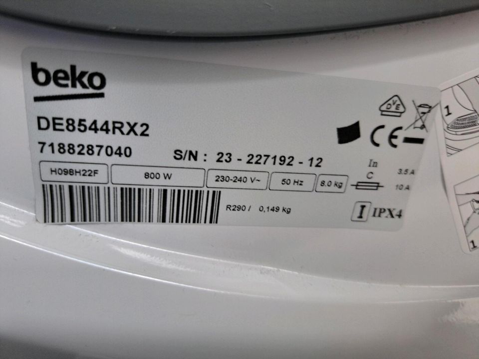 Beko Trockner 8Kg A+++ ❗ KOSTENLOS LIEFERUNG UND MONTAGE in Altötting