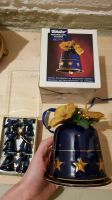 Vintage Weihnachtsschmuck Tchibo Keramik blau gold Glocke Vahr - Neue Vahr Nord Vorschau