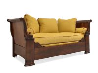 ANTIK! Recamiere restauriert Biedermeier um 1830 Mahagoni Sofa Tagesbett J-0489 Nordrhein-Westfalen - Lüdinghausen Vorschau